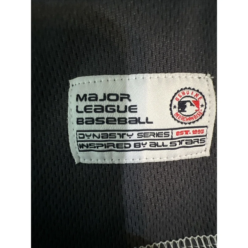 Chicago Cubs Jersey Mens M Gray Blue Dynasty MLB Baseball‎ Logo Athletic Team
